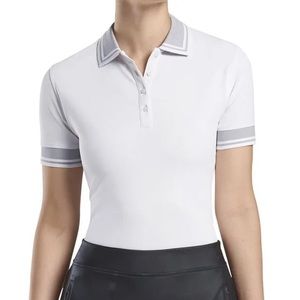 G/FORE Women’s Tux Golf Polo Shirt in Snow Size XS NEW Activewear Preppy